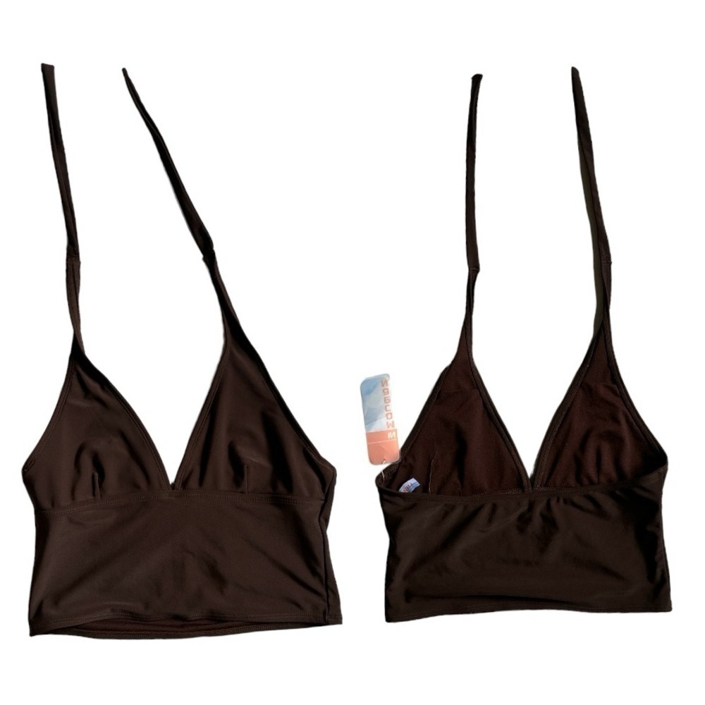 Brown Swim Top